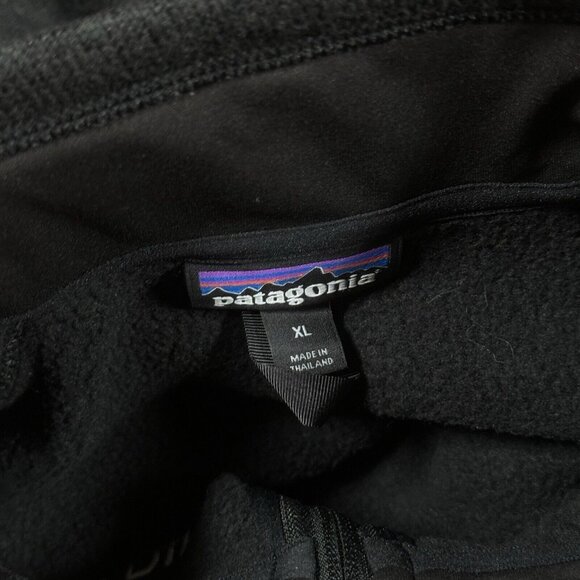 Patagonia 1/4 Zip Better Sweater Charcoal Gray Fleece Jacket w Logo Men's Sz XL - Picture 8 of 10